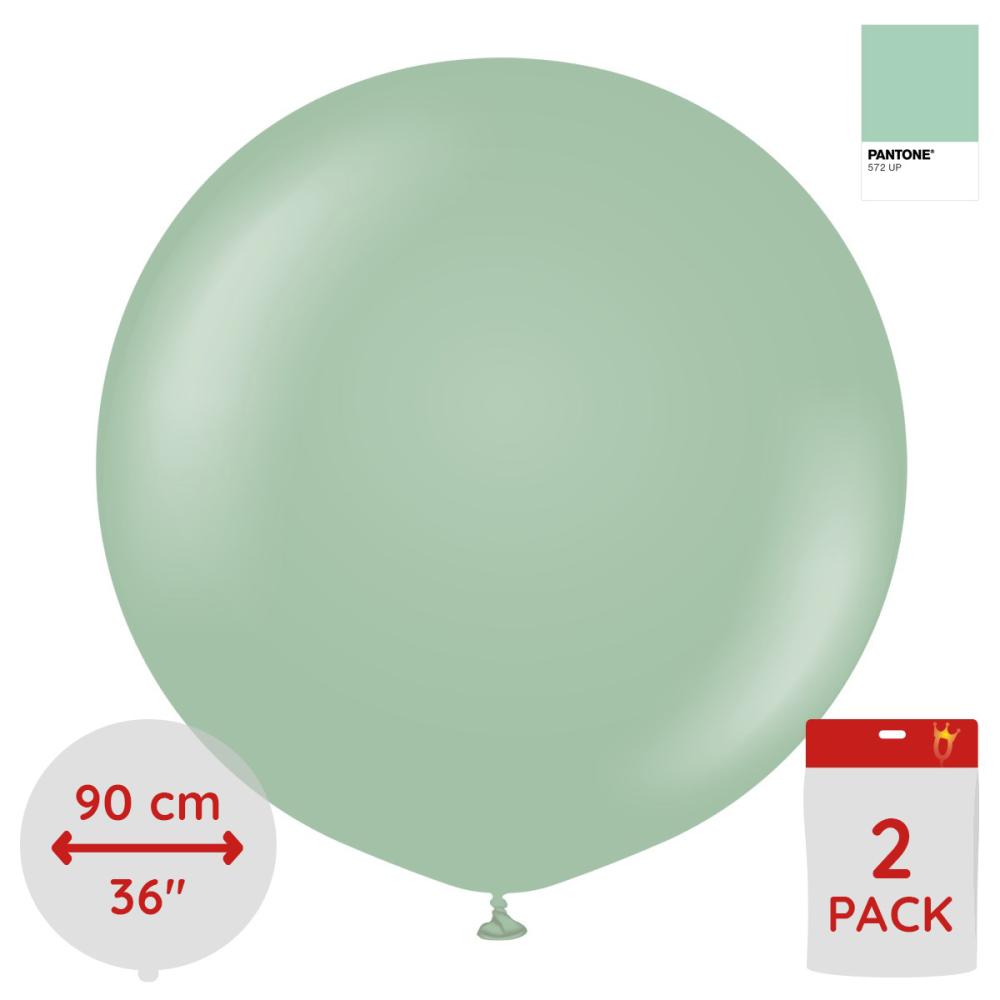 Latexballoons - Winter Green 90 cm 2-pack