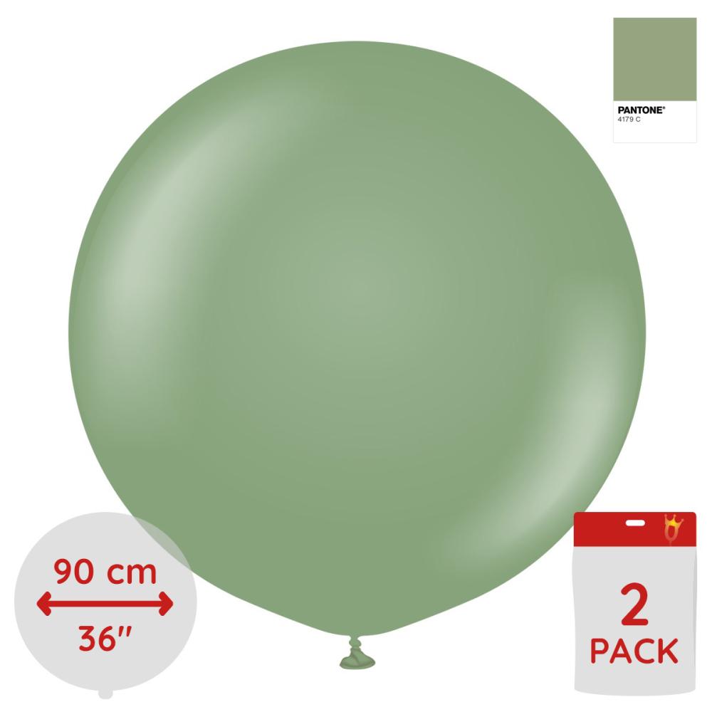 Latexballoons - Eucalyptus 90 cm 2-pack