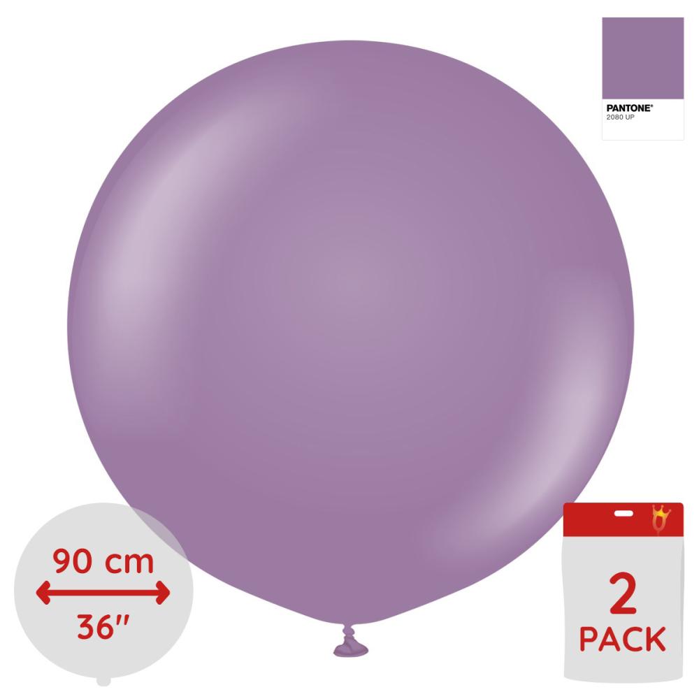 Latexballoons - Lavender 90 cm 2-pack