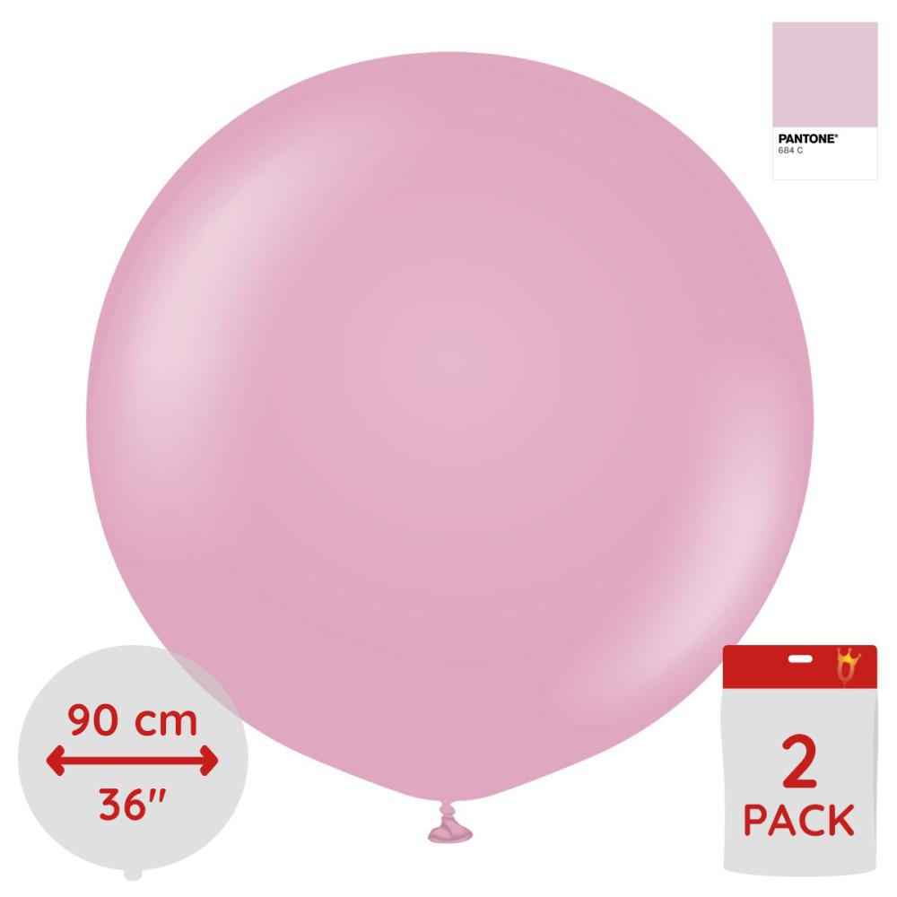 Latexballoons - Dusty Rose 90 cm 2-pack