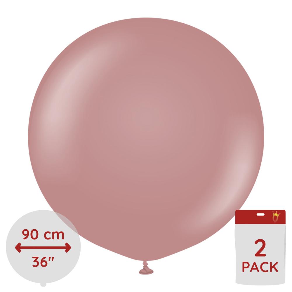 Latexballoons - Rosewood 90 cm 2-pack