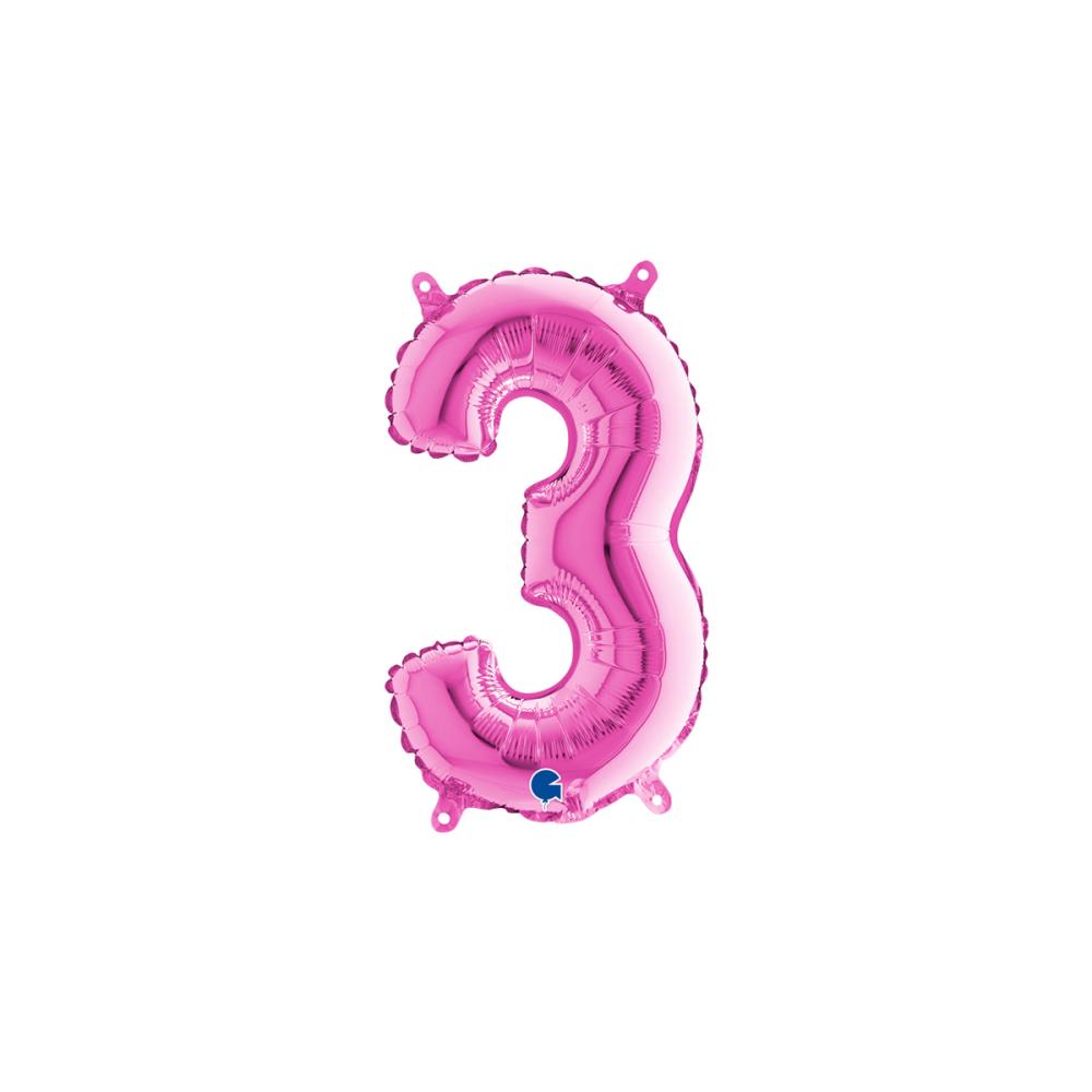 Ballongsiffra - Tre Rosa 35 cm
