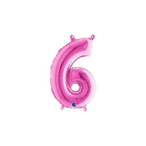 Ballongsiffra - Sex Rosa 35 cm