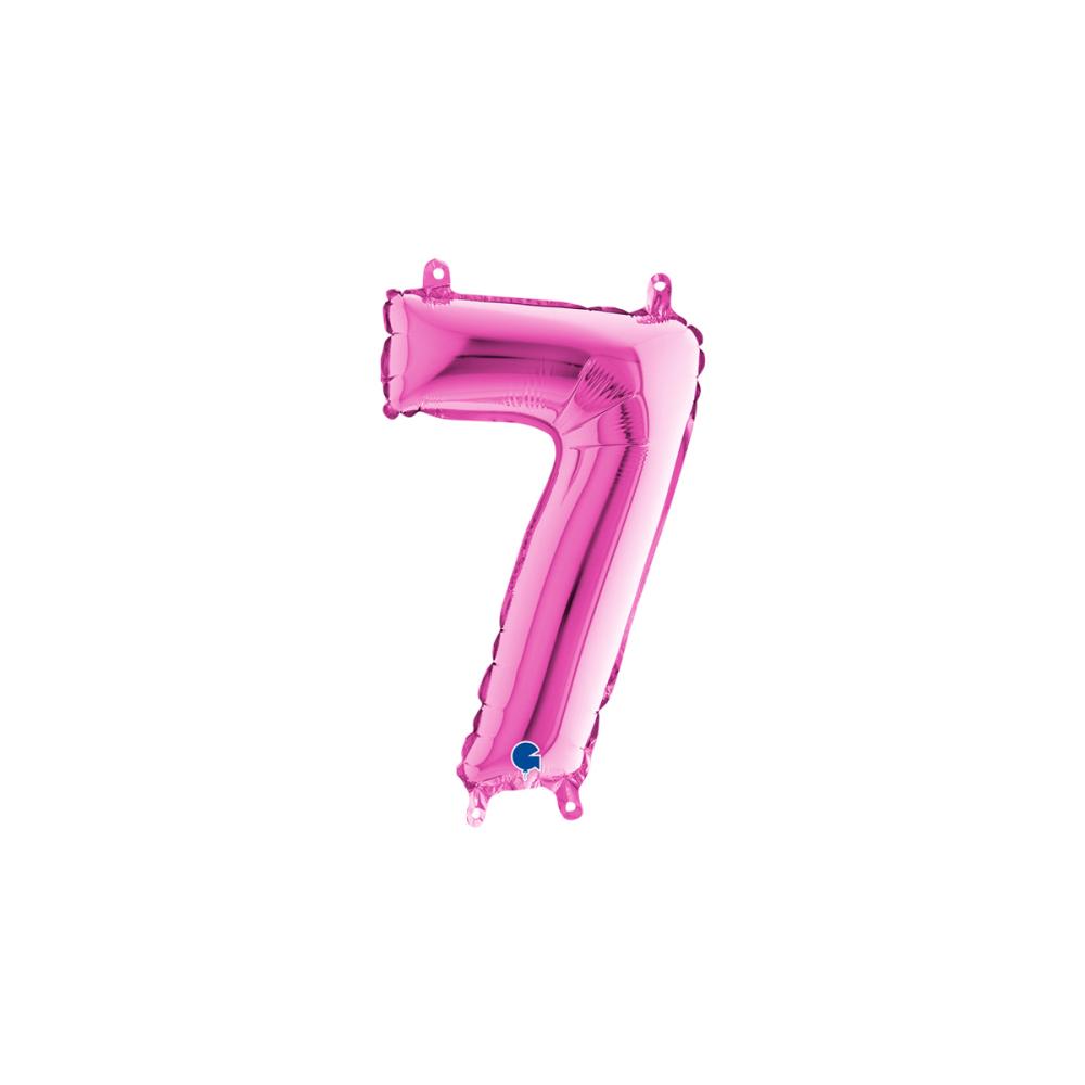 Ballongsiffra - Sju Rosa 35 cm