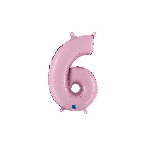 Ballongsiffra - Sex Pastellrosa 35 cm