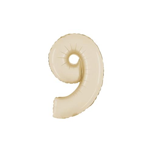 Ballongsiffra - Nio Satin Cream 35 cm
