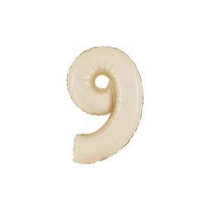 Ballongsiffra - Nio Satin Cream 35 cm
