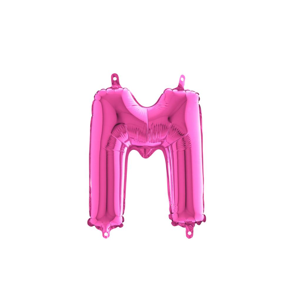 Bokstavsballong - M Rosa 35 cm