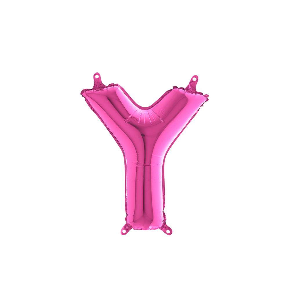 Bokstavsballong - Y Rosa 35 cm