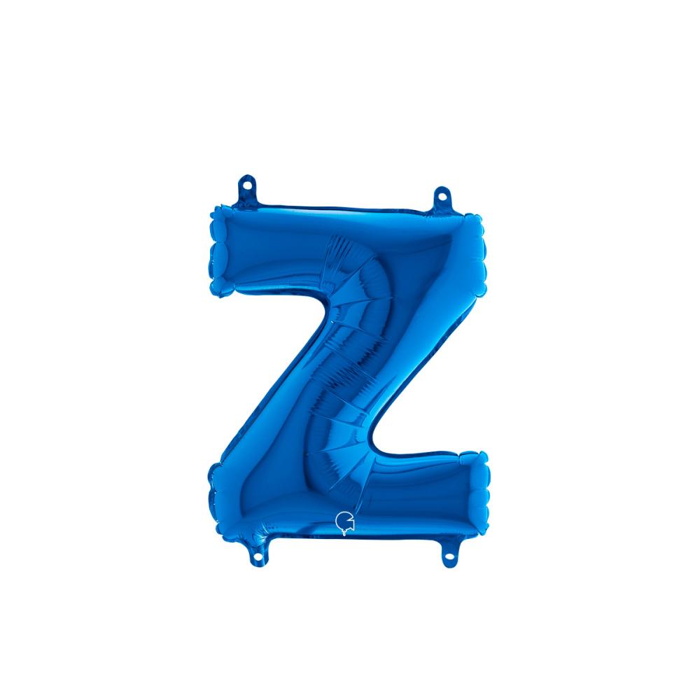Bokstavsballong - Z Blå 35 cm