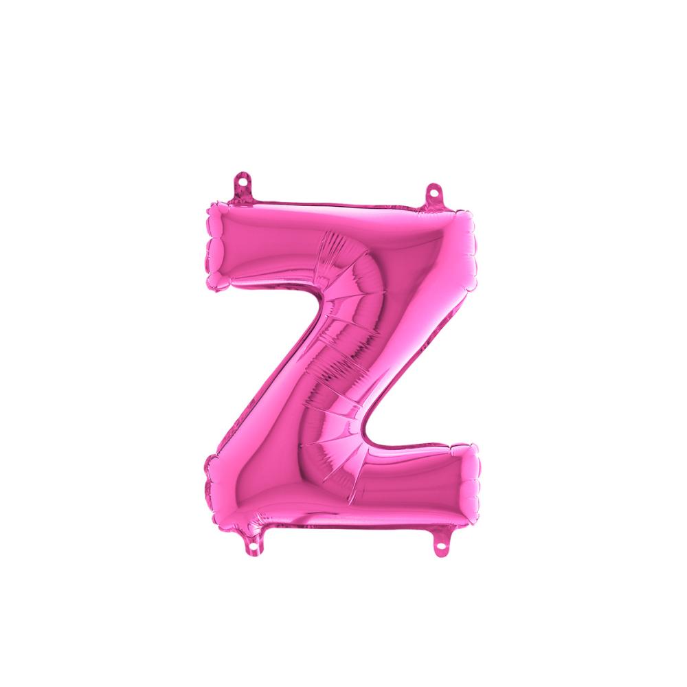 Bokstavsballong - Z Rosa 35 cm