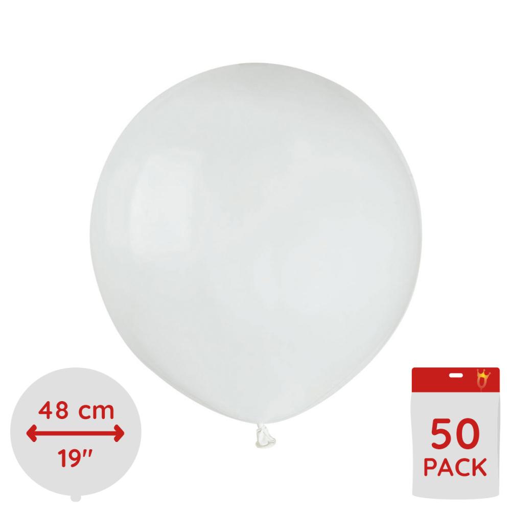 Latexballonger - Vita 48 cm 50-pack