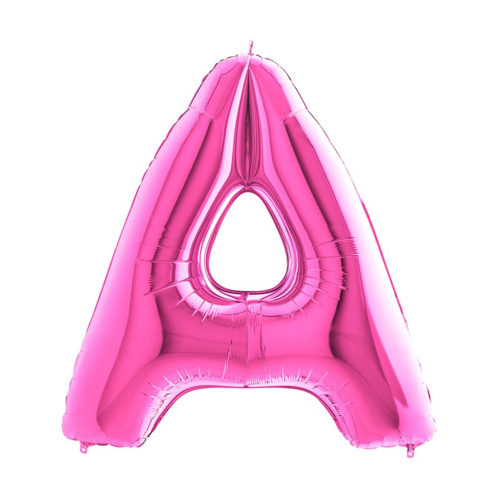 Bokstavsballong - A Rosa 100 cm