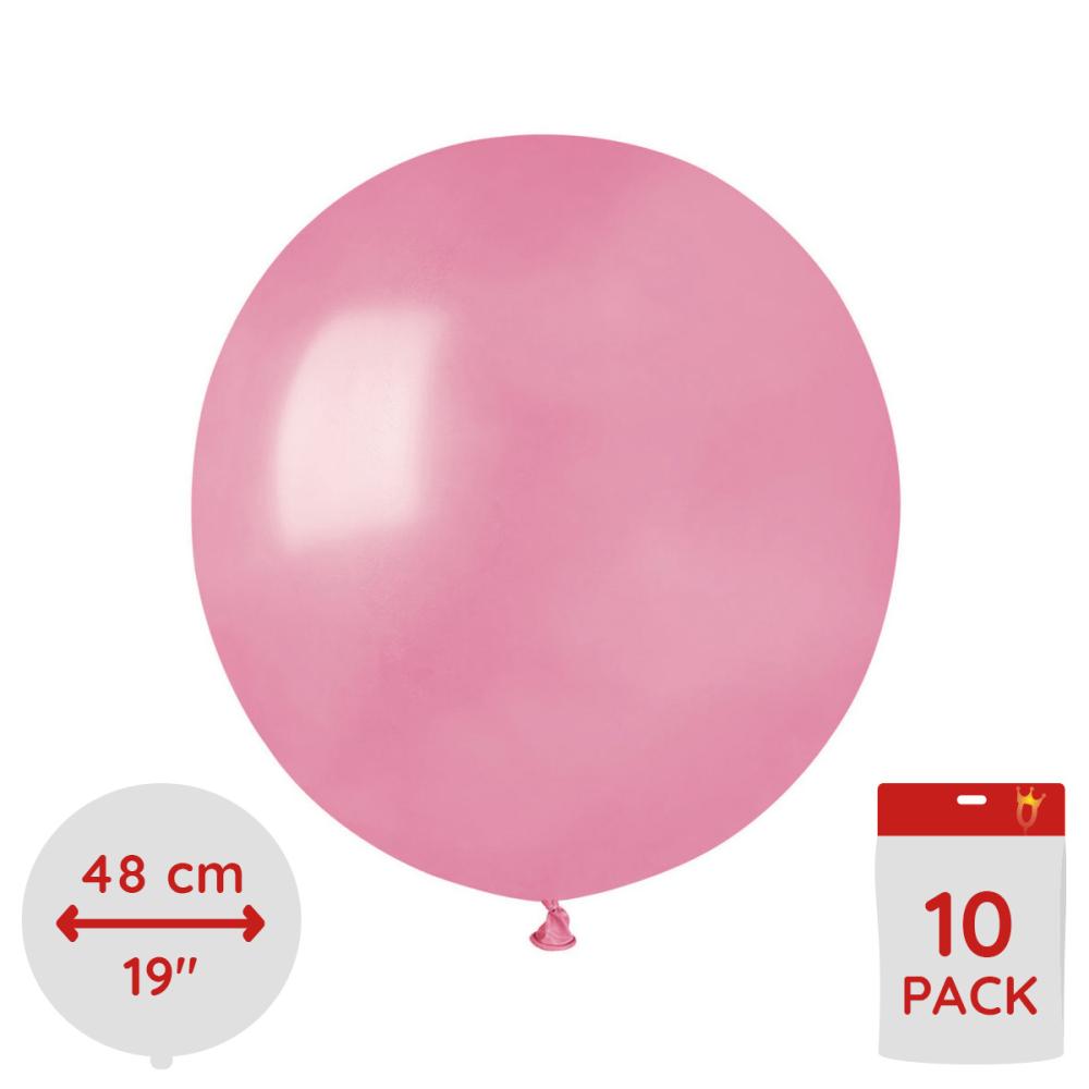 Latexballonger - Rosa  48 cm 10-pack