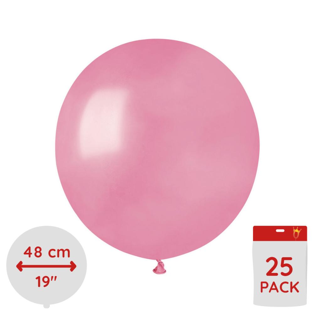 Latexballonger - Rosa  48 cm 25-pack