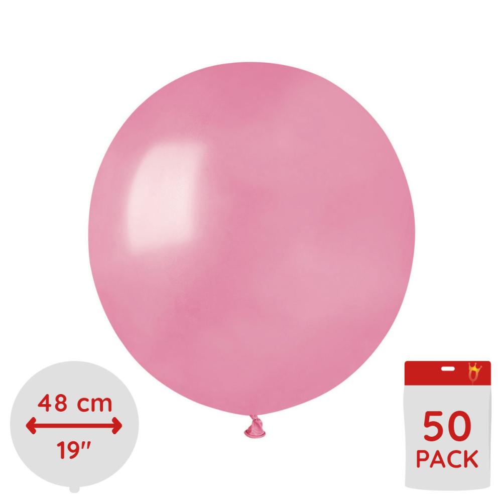Latexballonger - Rosa  48 cm 50-pack