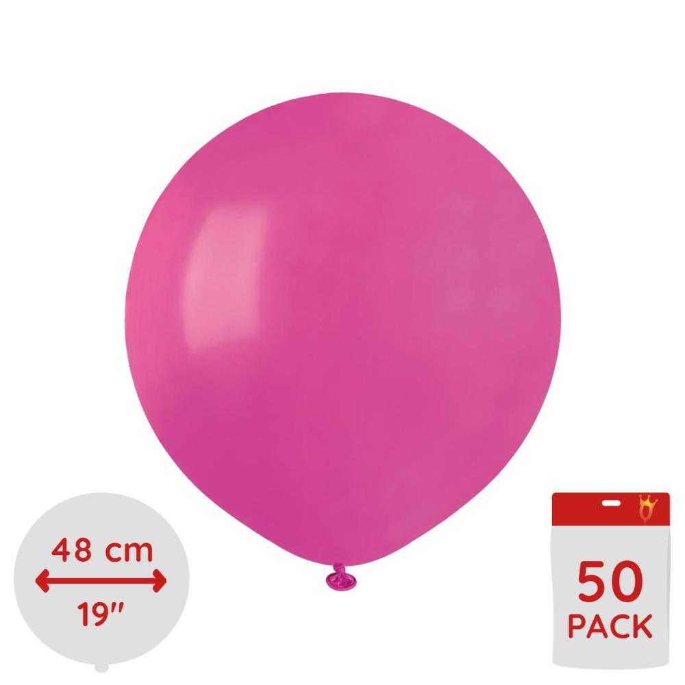 Latexballonger - Magenta  48 cm 50-pack