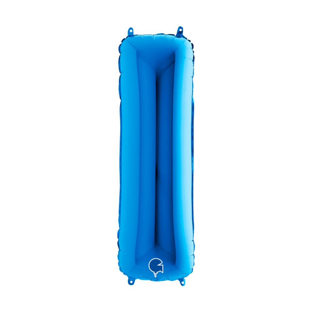 Bokstavsballong - I Blå 100 cm