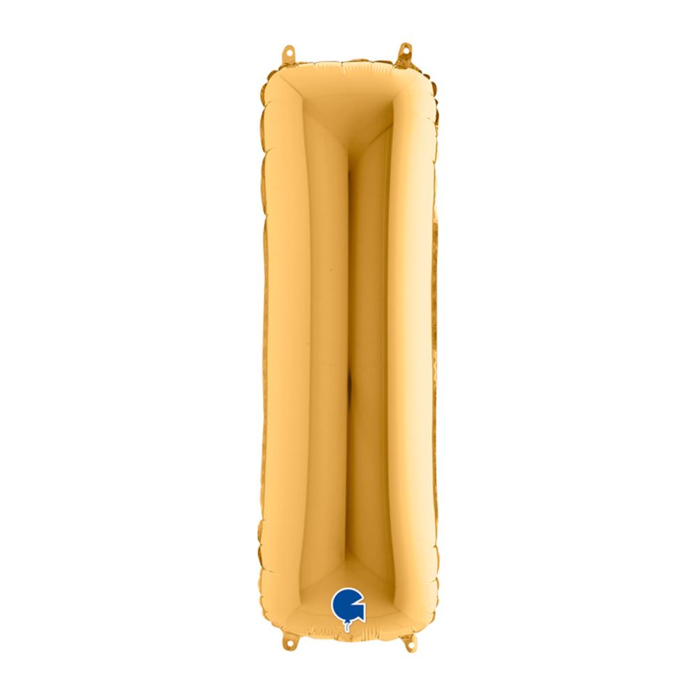 Bokstavsballong - I Guld 100 cm