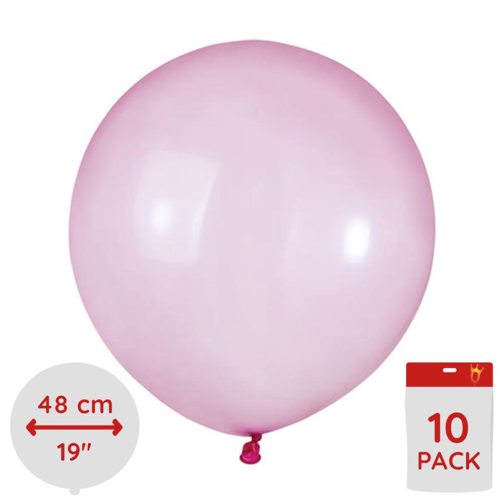 Latexballonger - Rainbow Crystal Rosa 48 cm 10-pack