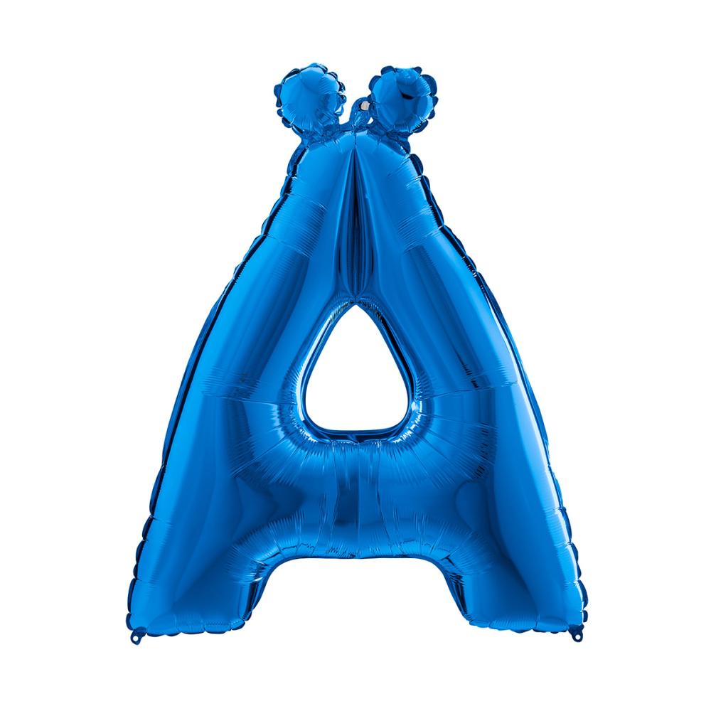 Bokstavsballong - Ä Blå 100 cm