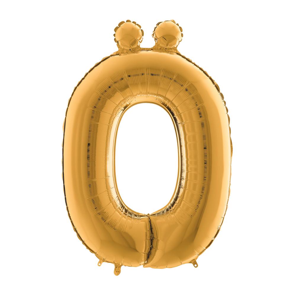 Bokstavsballong - Ö Guld 100 cm