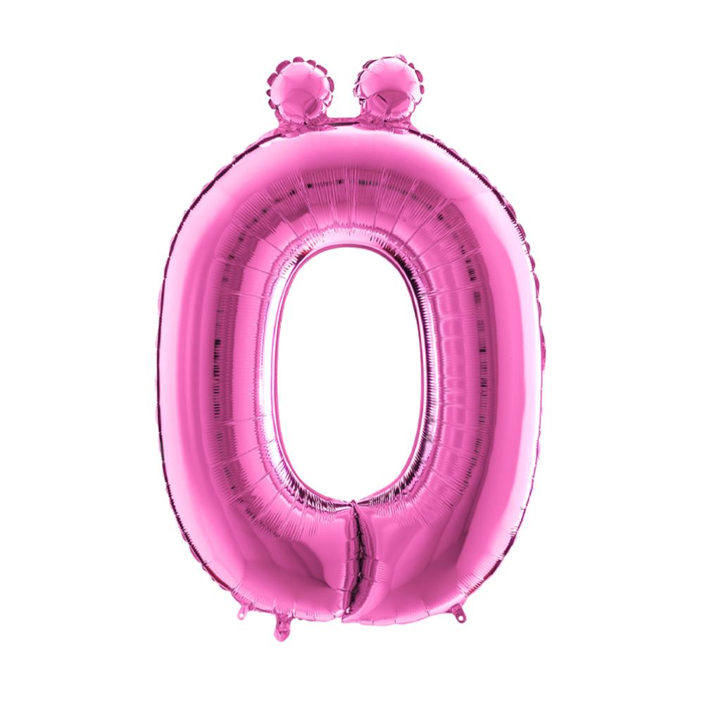 Bokstavsballong - Ö Rosa 100 cm