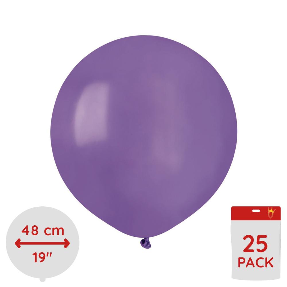 Latexballonger - Lila 48 cm 25-pack