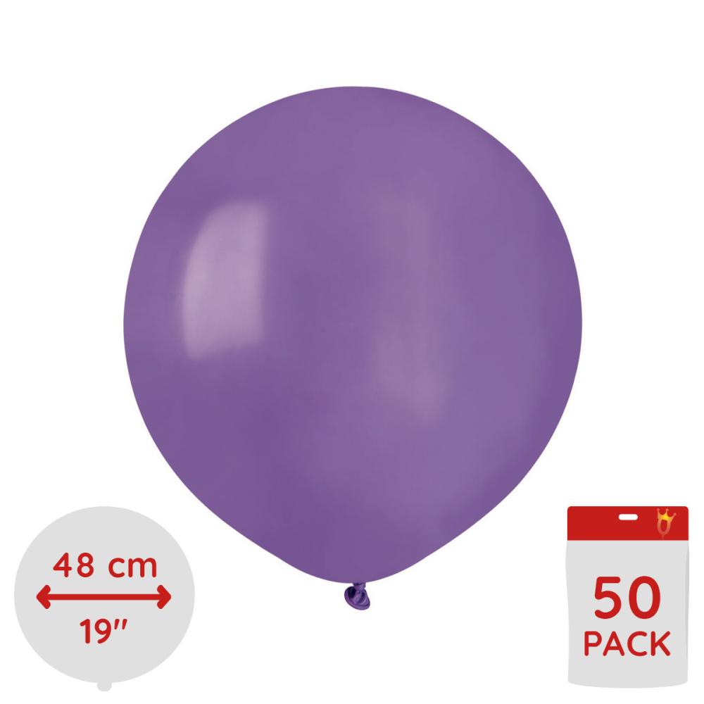 Latexballonger - Lila 48 cm 50-pack