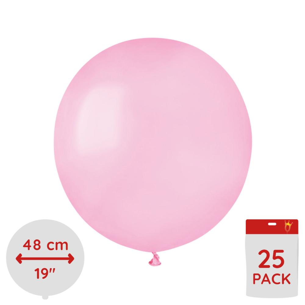 Latexballonger - Neonrosa  48 cm 25-pack