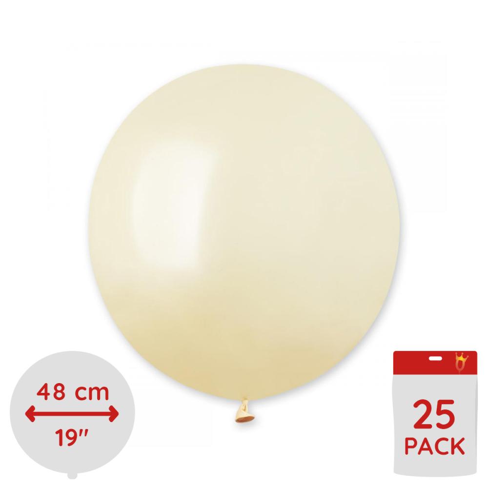 Latexballonger - Ivory  48 cm 25-pack