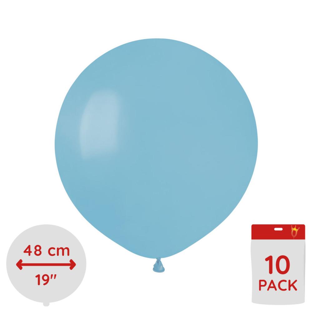Latexballonger - Baby Blue 48 cm 10-pack