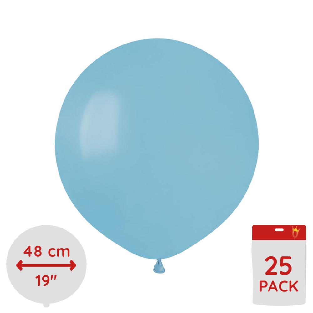 Latexballonger - Baby Blue  48 cm 25-pack