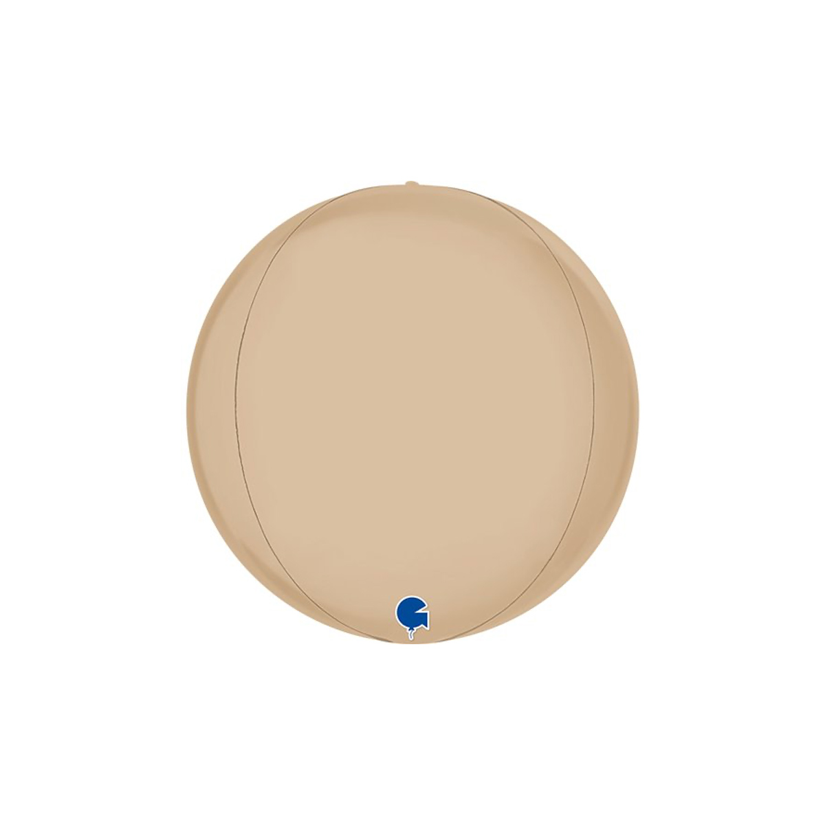 Folieballong - Globe Satin Cream 38 cm
