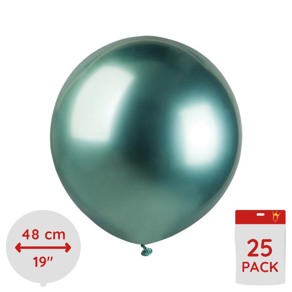 Latexballonger - Shiny Grön 48 cm 25-pack