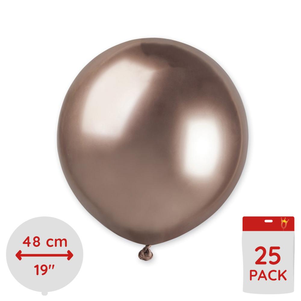 Latexballonger - Shiny Rose Gold 48 cm 25-pack