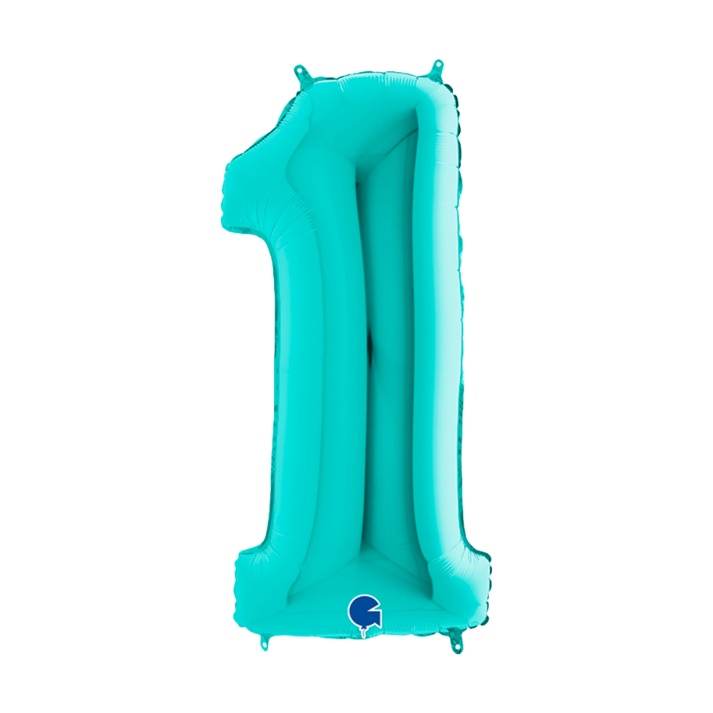 Ballongsiffra - Ett Tiffany 100 cm