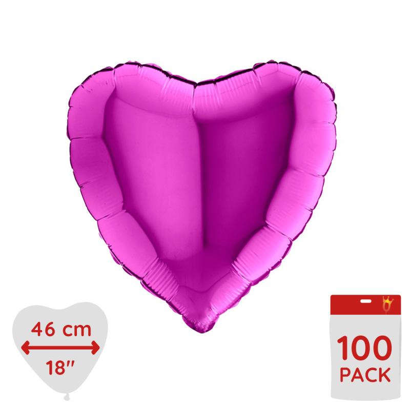 5 folieballonger hjärtan guld main image 0