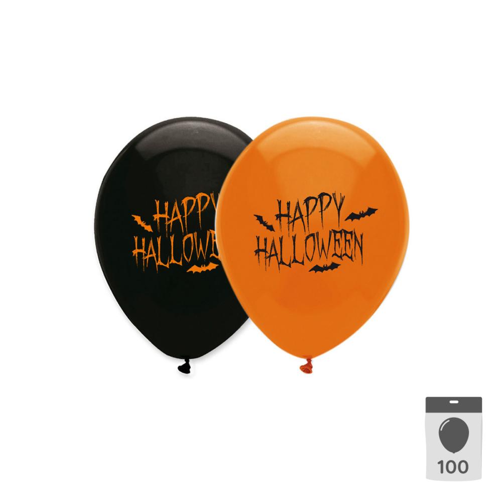 Latexballonger - Halloween 100-pack