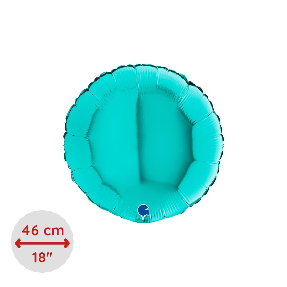 Folieballong - Rund Tiffany 46 cm