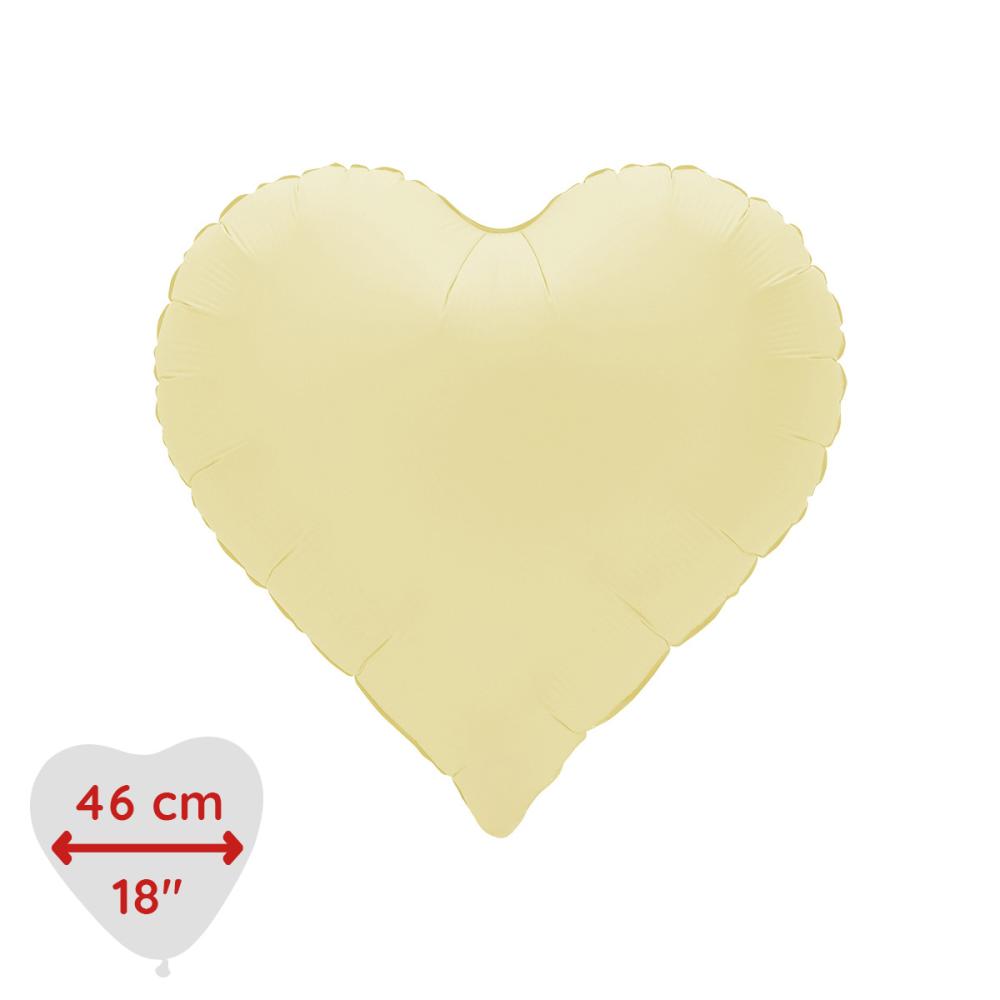 Folieballong - Sweetie Heart French Butter 46 cm
