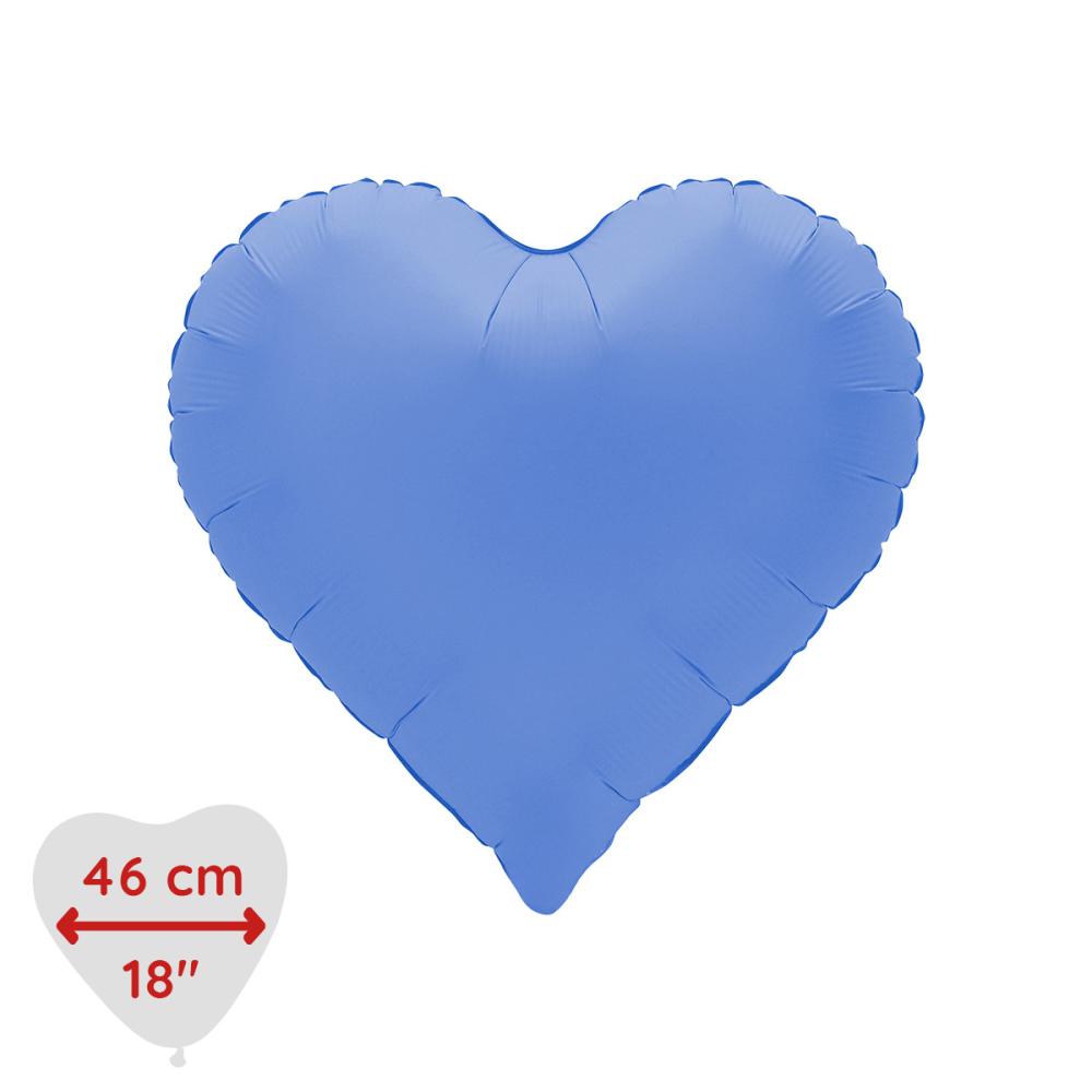 Folieballong - Sweetie Heart Lotus Blue 46 cm