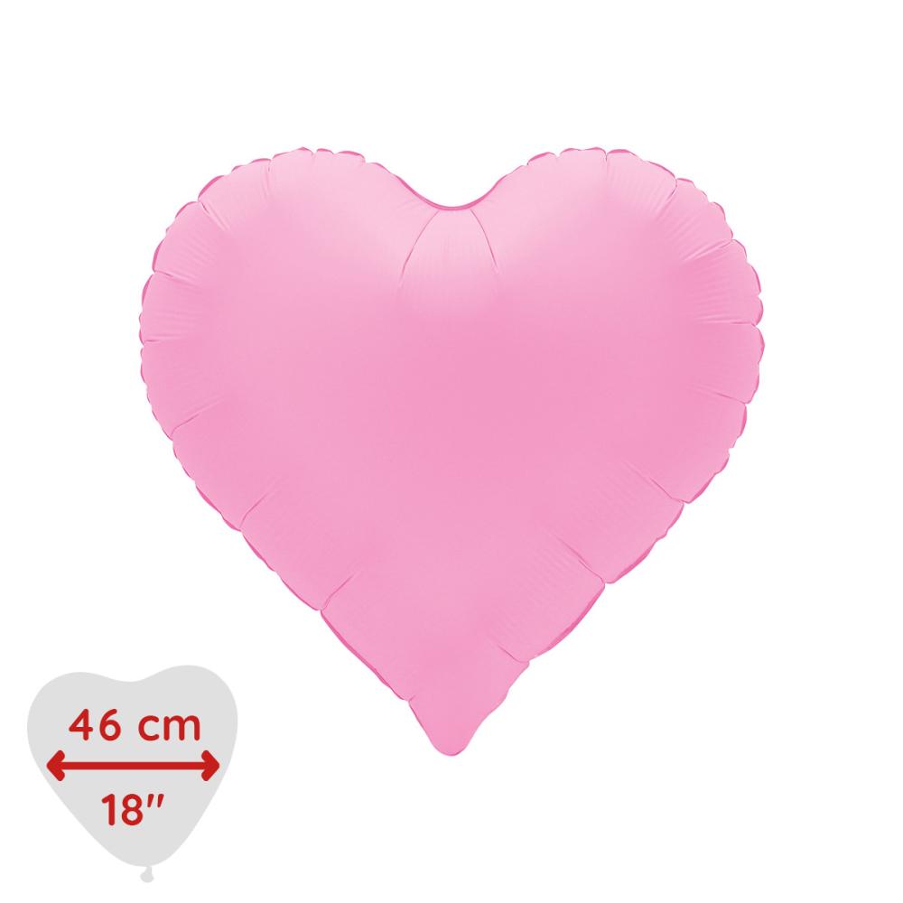 Folieballong - Sweetie Heart Sakura Pink 46 cm