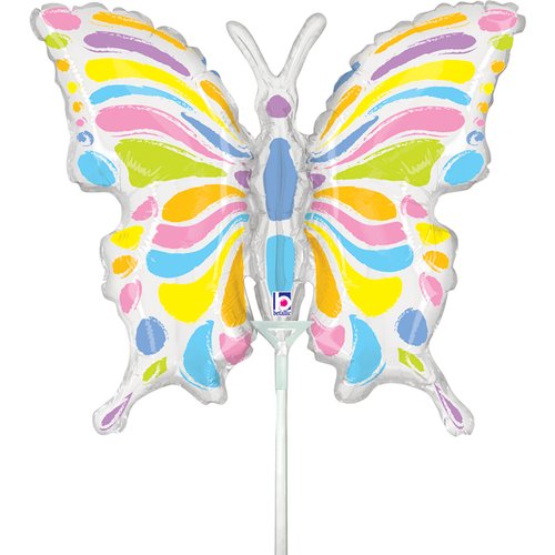 Folieballong Mini - Pastel Butterfly mini 35 cm