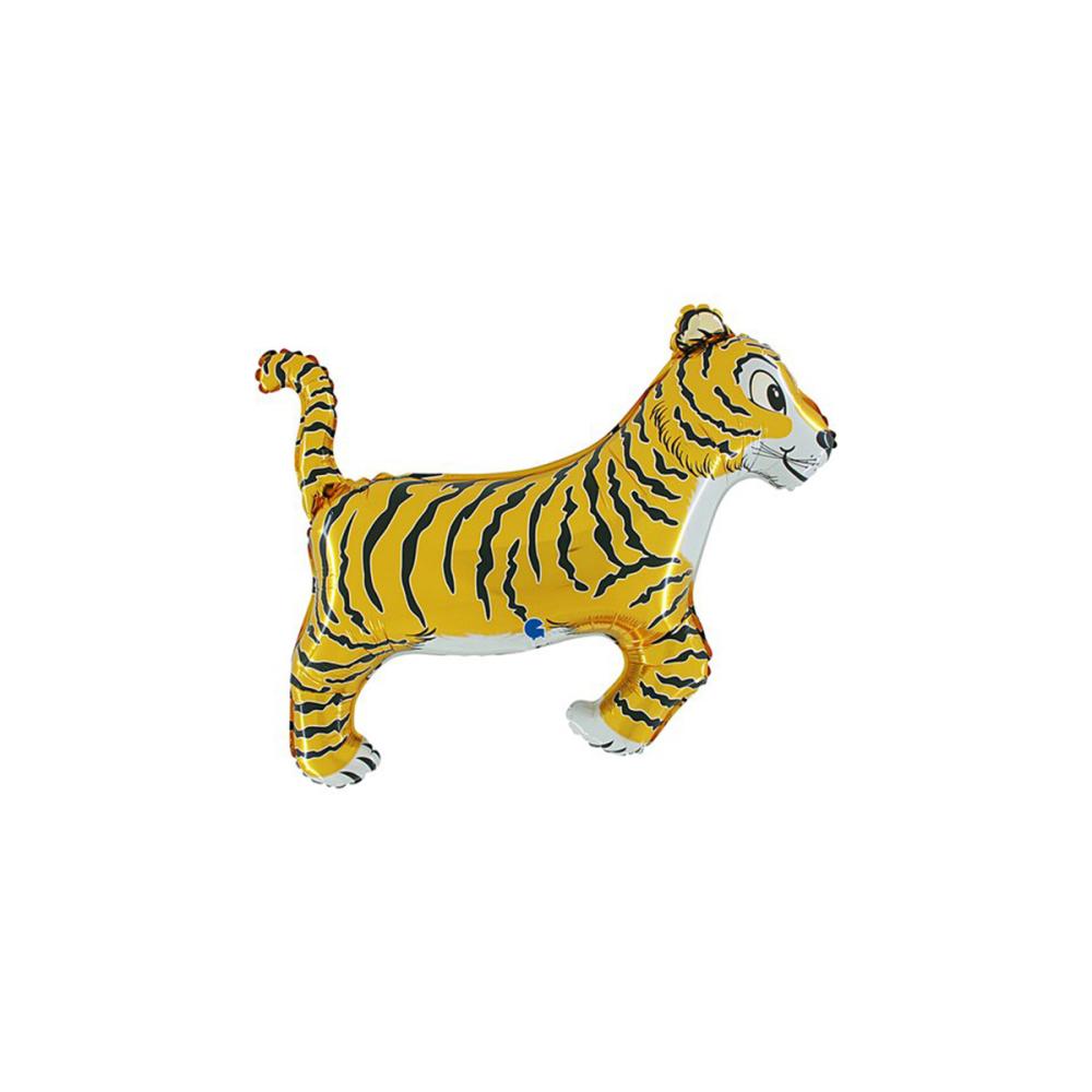Folieballong - Tiger Orange Shape
