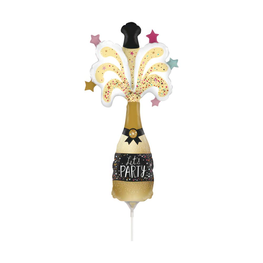 Folieballong Mini - Party Champagne mini 35 cm