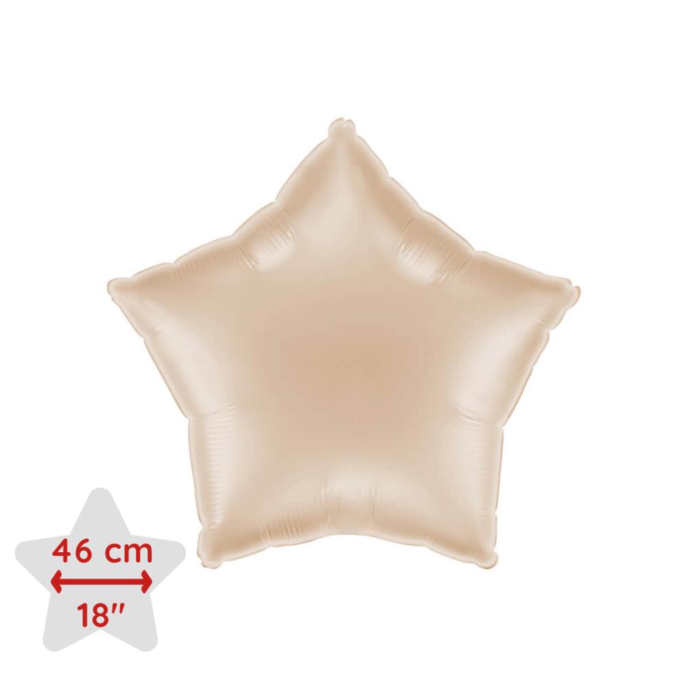 Folieballong - Stjärna Californian Gold 46 cm