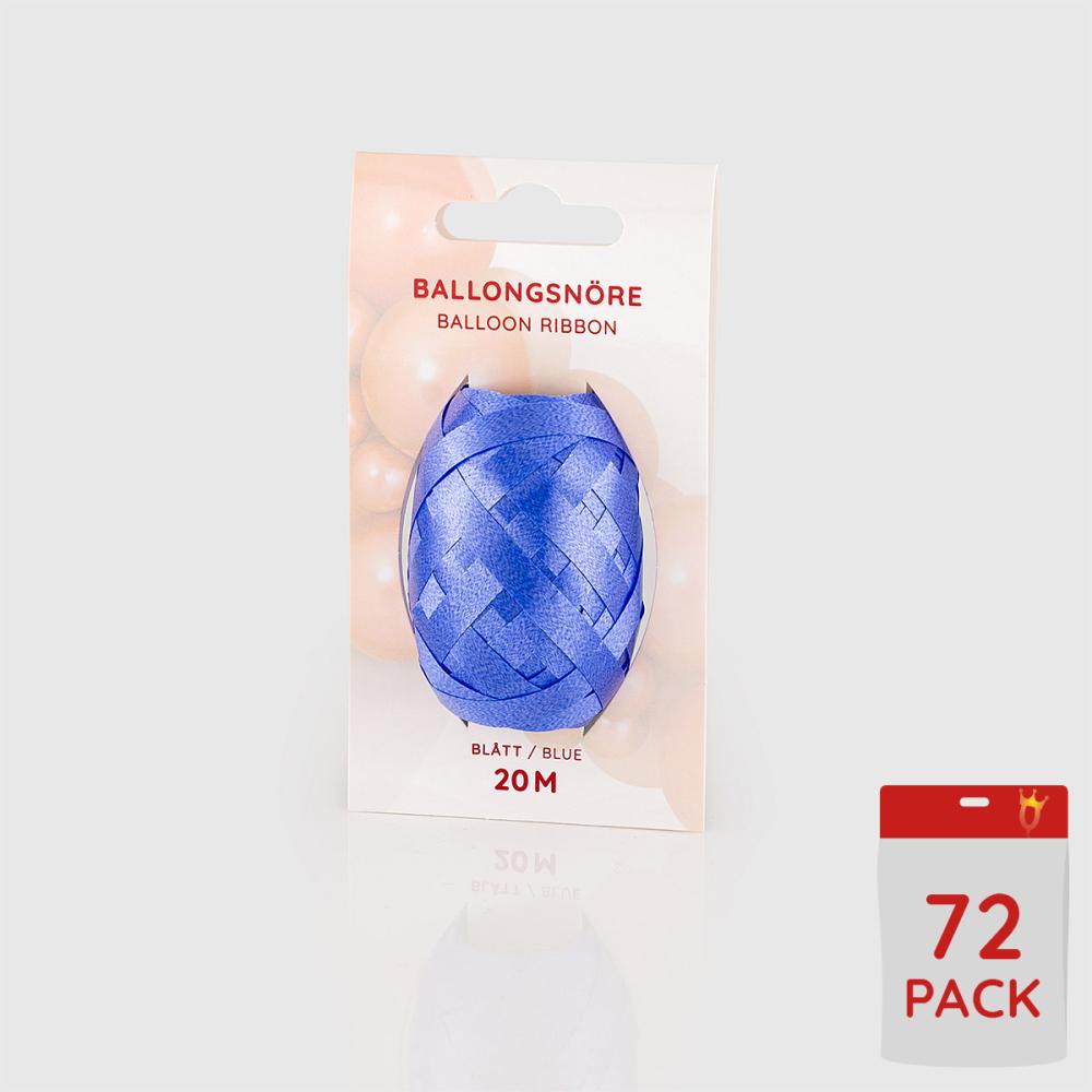 Ballongsnören - Blå 20m - 72-pack