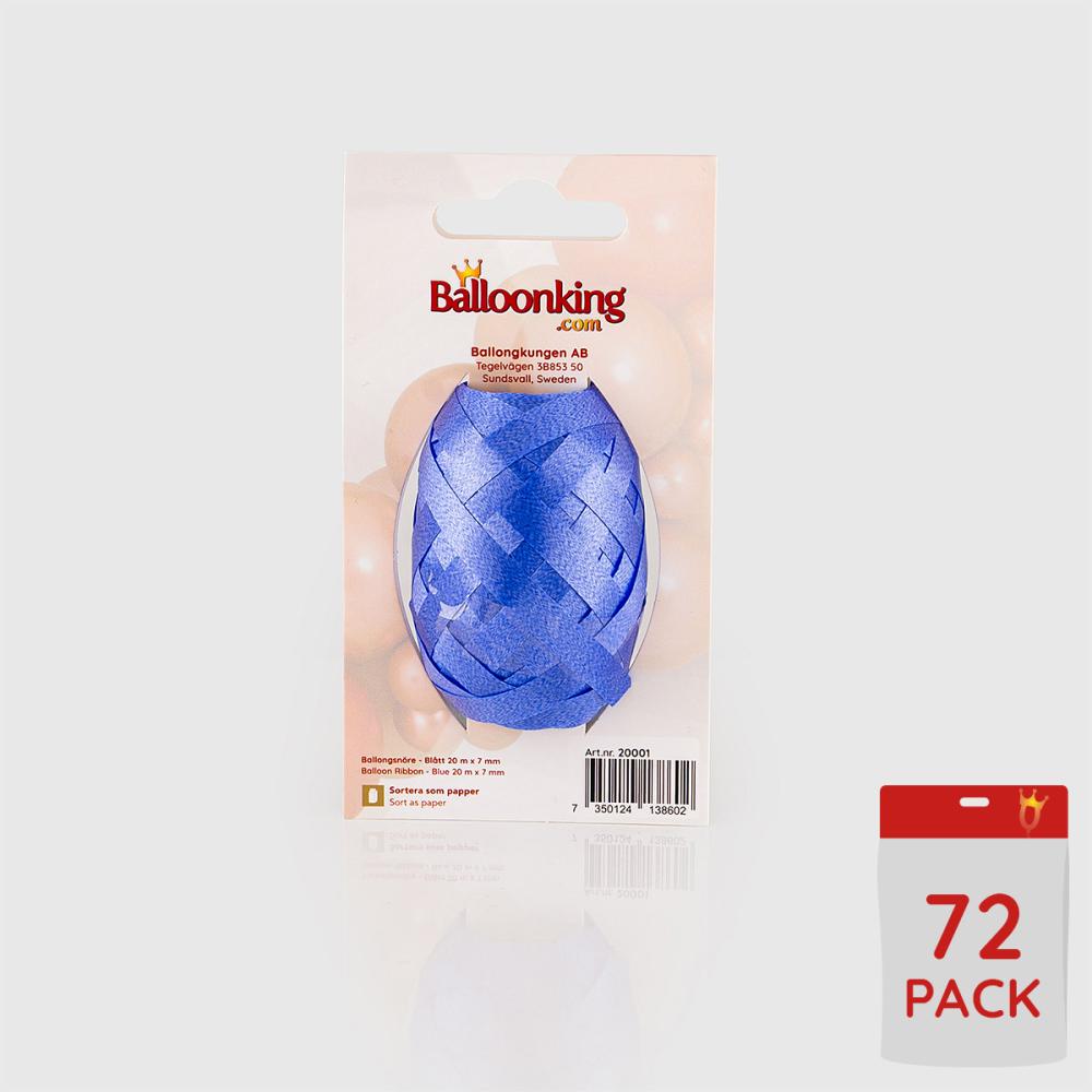 Ballongsnören - Blå 20m - 72-pack