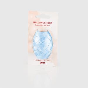 Ballongsnöre - Ljusblått 20m - Singel-pack